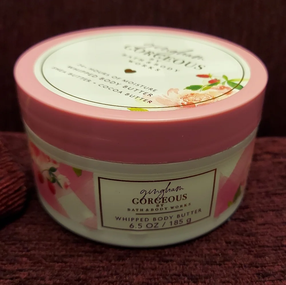 Gingham gorgeous body butter by bath and body works